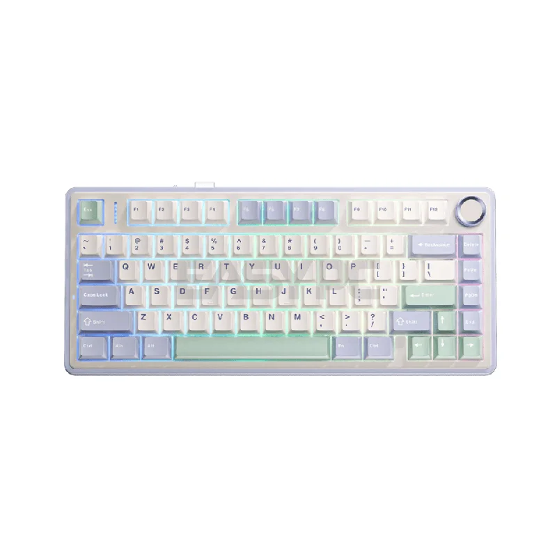 Aula F75 RGB Gaming Mechanical Hotswappable Keyboard Cedar Green