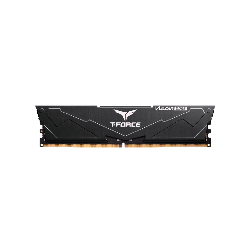 T-Force Vulcan 8GB Black DDR5 5200MT/s CL40 Desktop Memory FLBD58G5200HC40C01