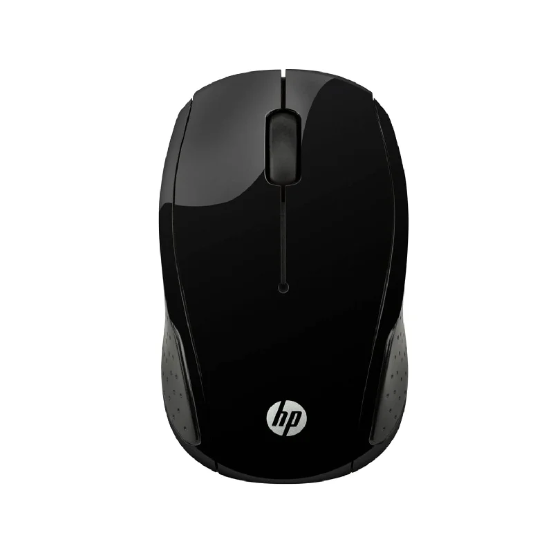 HP 200 Wireless Ambidextrous Design 2.4 GHz Optical Sensor Mouse - Black