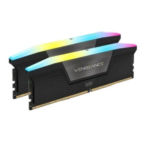 Corsair Vengeance RGB 32GB Kit (2 x 16GB), DDR5, 5200MHz (PC5-41600), CL40, 1.25V, XMP 3.0, PMIC, AMD Optimised, DIMM Memory