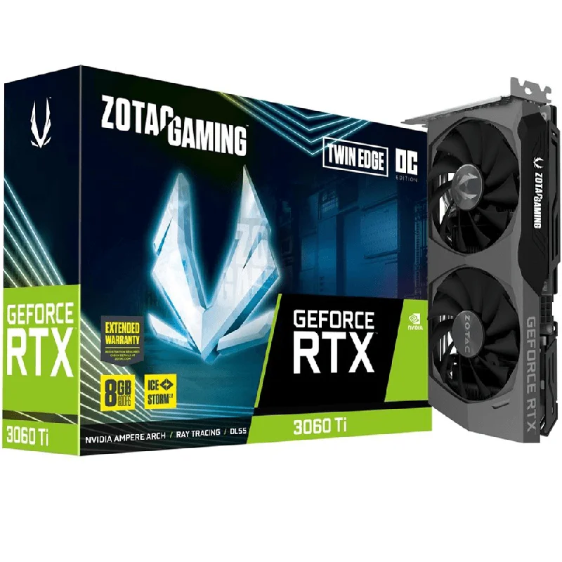 Zotac Gaming GeForce RTX 3060 Ti Twin Edge OC LHR 8GB GDDR6 Graphics Card