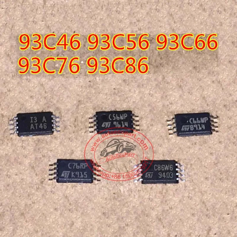 5pcs MINI 93C46 93C56 93C66 93C76 93C86 TSSOP8 Original New EEPROM Memory IC Chip component