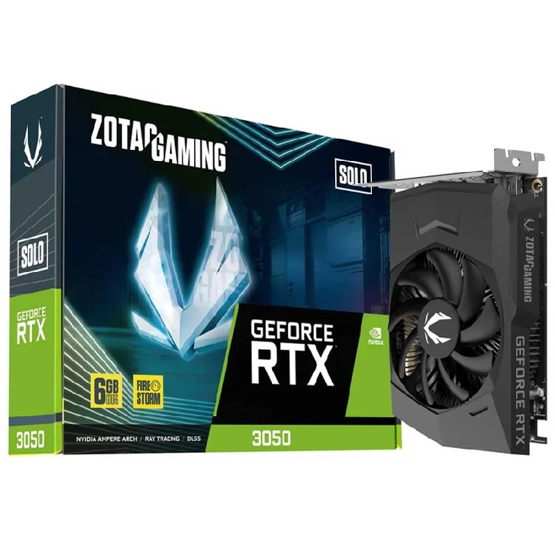 Zotac Gaming GeForce RTX 3050 SOLO 6GB GDDR6 Graphics Card