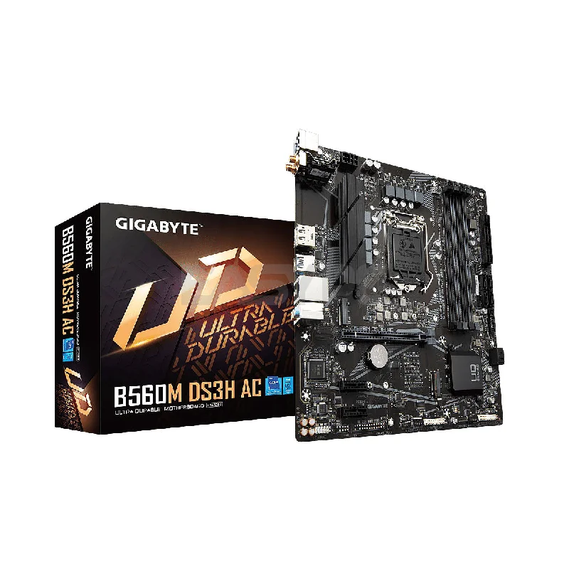 Gigabyte B560M-DS3H AC Socket LGA 1200 Ddr4 Gaming Motherboard