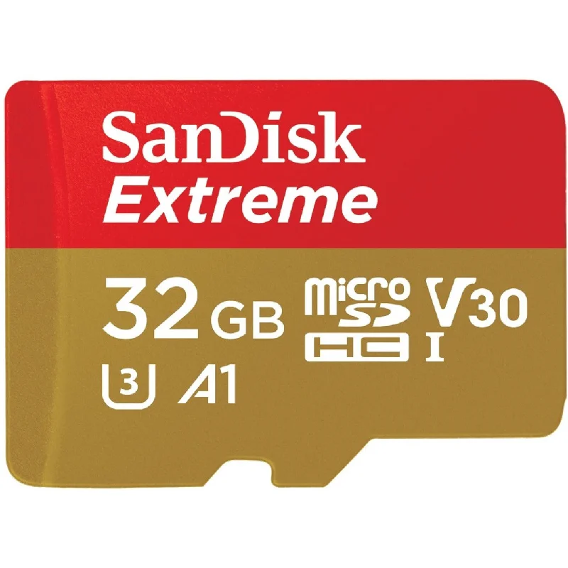 SanDisk SDSQXVF-032G-AN6MA Extreme microSD UHS-I Card - 32GB, High-Speed Storage for Your Devices