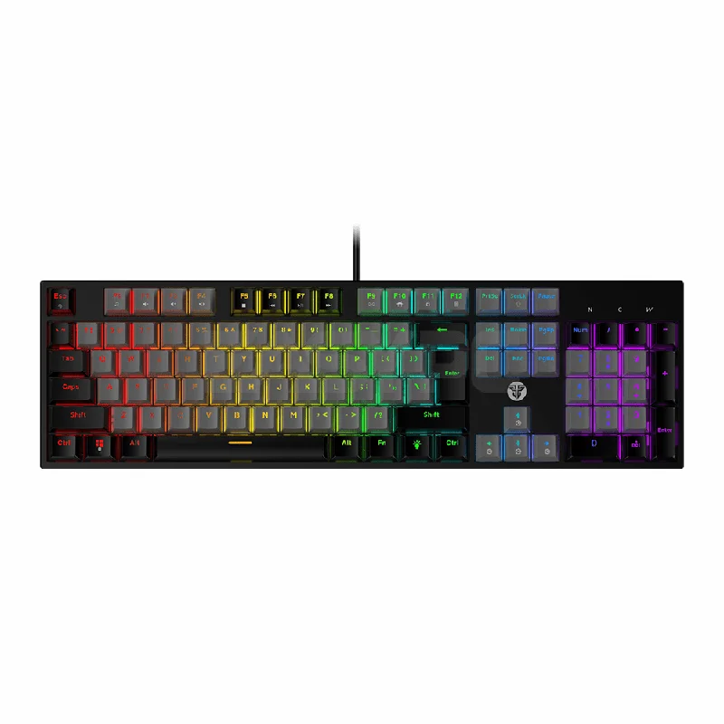 Fantech ATOM MK886 Blue Switch RGB Mechanical Keyboard Black