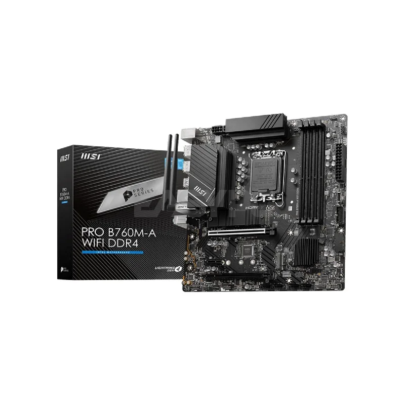 MSI Pro B760M-A D4 WIFI Socket LGA 1700 Ddr4 Motherboard