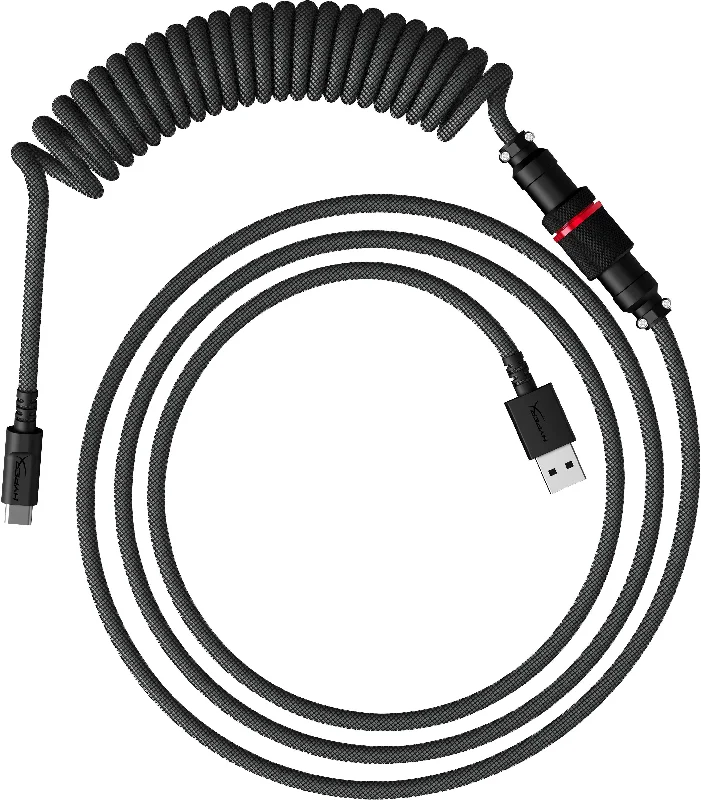 HP HyperX USB-C Coiled Cable Gray-Black (6J679AA)