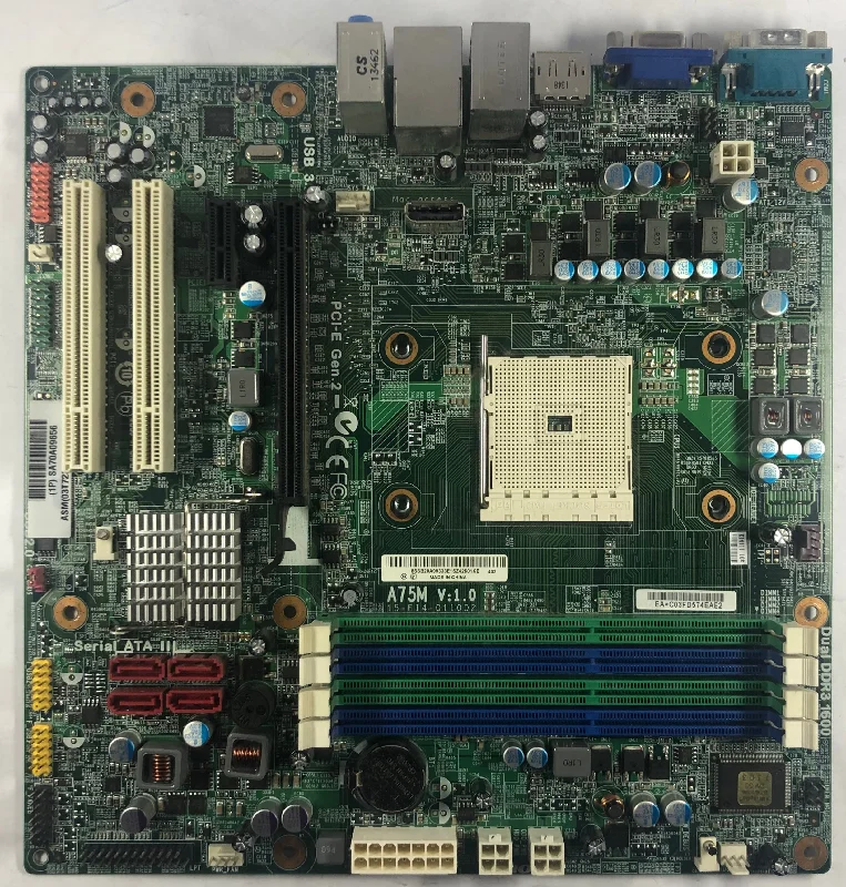 Lenovo ThinkCentre M78 Desktop A75M Motherboard- 03T7231