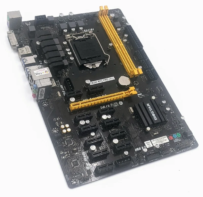 Biostar TB250-BTC PRO VER:6.2 Motherboard- IB25DAHS